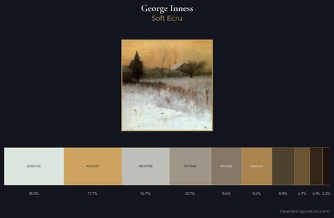 George Inness Palette 3 - Soft Ecru