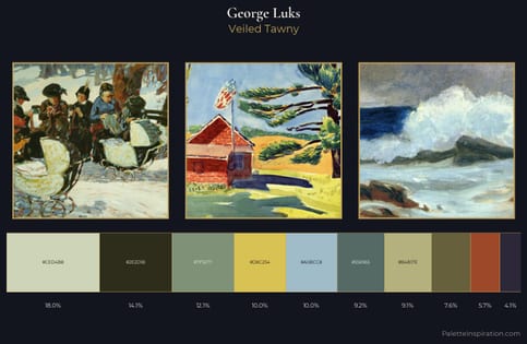 George Luks Palette 2 - Veiled Tawny