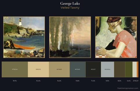 George Luks Palette 3 - Veiled Tawny
