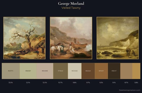 George Morland Palette 3 - Veiled Tawny