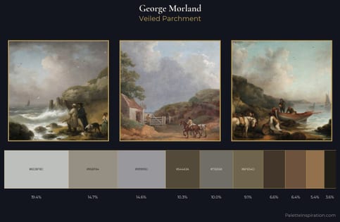 George Morland Palette 8 - Veiled Parchment