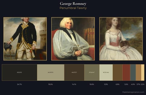 George Romney Palette 6 - Penumbral Tawny