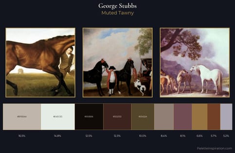 George Stubbs Palette 5 - Muted Tawny