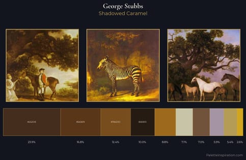George Stubbs Palette 7 - Shadowed Caramel