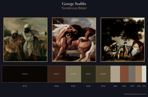 George Stubbs Palette 10 - Tenebrous Bister