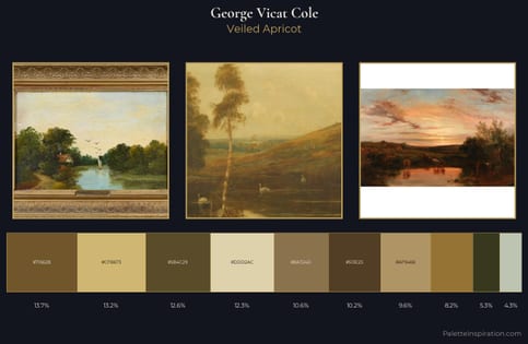 George Vicat Cole Palette 2 - Veiled Apricot