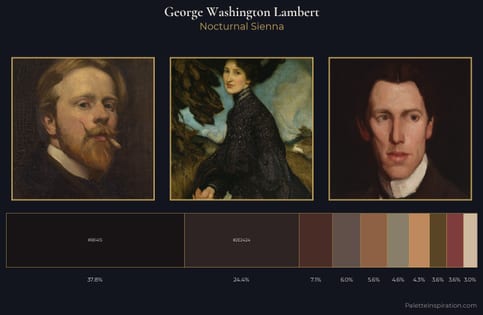 George Washington Lambert Palette 9
