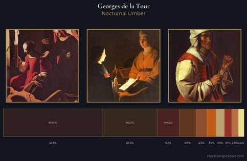 Georges de la Tour Palette 3 - Nocturnal Umber