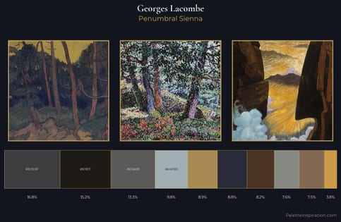 Georges Lacombe Palette 5 - Penumbral Sienna