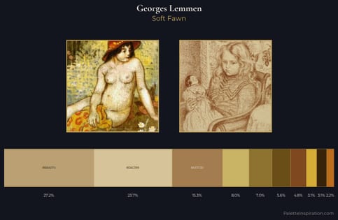 Georges Lemmen Palette 1 - Soft Fawn
