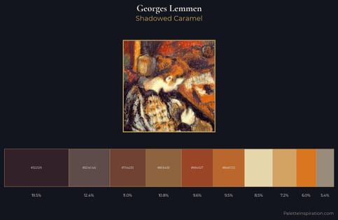 Georges Lemmen Palette 3 - Shadowed Caramel