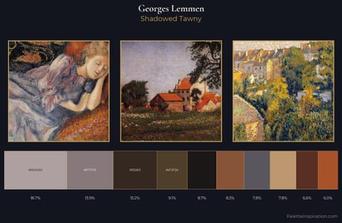 Georges Lemmen Palette 6 - Shadowed Tawny