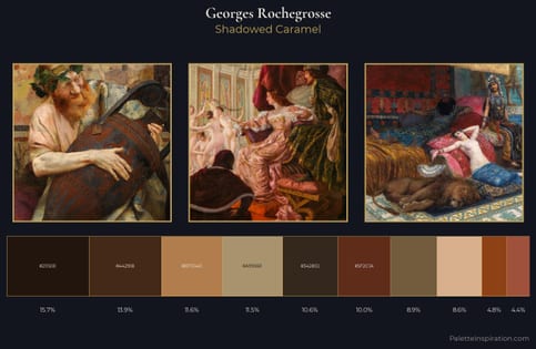 Georges Rochegrosse Palette 6 - Shadowed Caramel