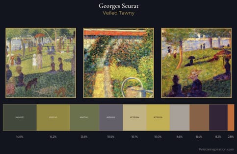 Georges Seurat Palette 9