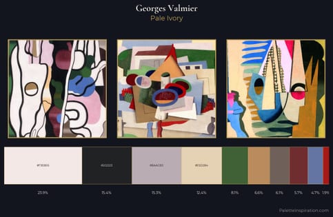 Georges Valmier Palette 3 - Pale Ivory