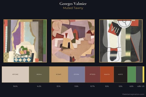 Georges Valmier Master Palette - Muted Tawny