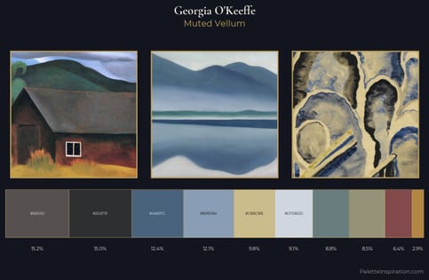 Georgia O'Keeffe Palette 4