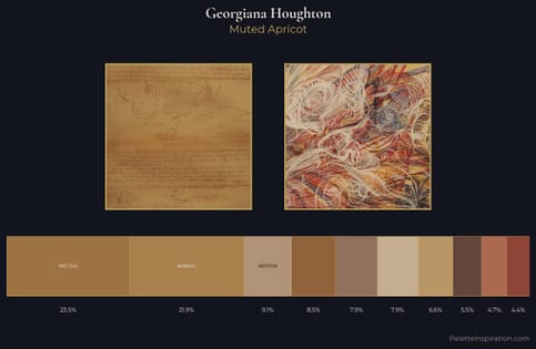 Georgiana Houghton Palette 3 - Muted Apricot