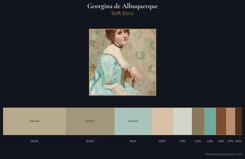 Georgina de Albuquerque Palette 1 - Soft Ecru