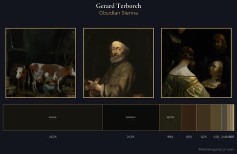 Gerard Terborch Palette 8