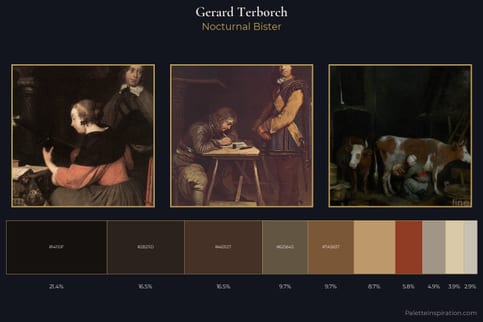 Gerard Terborch Master Palette