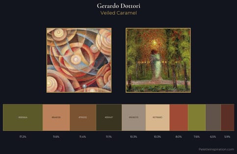 Gerardo Dottori Palette 1 - Veiled Caramel