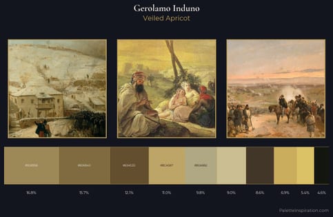 Gerolamo Induno Palette 2 - Veiled Apricot