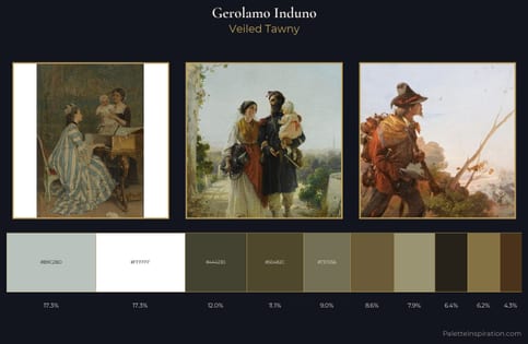 Gerolamo Induno Palette 5 - Veiled Tawny