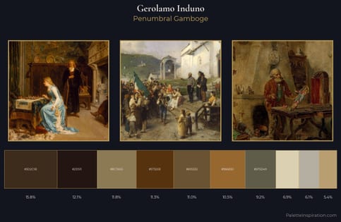 Gerolamo Induno Palette 7
