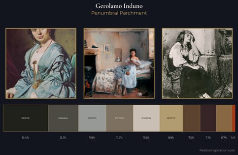 Gerolamo Induno Palette 8