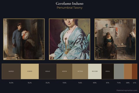 Gerolamo Induno Master Palette