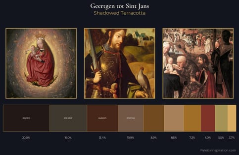 Geertgen tot Sint Jans Palette 3 - Shadowed Terracotta