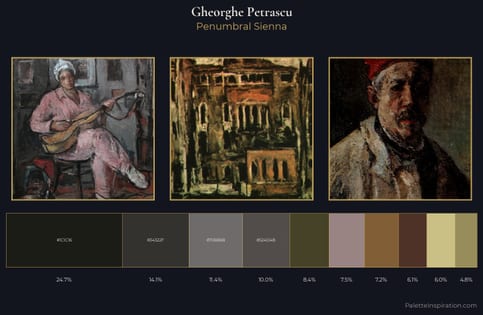 Gheorghe Petrascu Palette 5 - Penumbral Sienna