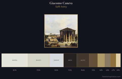Giacomo Caneva Palette 1 - Soft Ivory