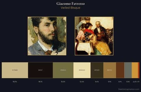 Giacomo Favretto Palette 2 - Veiled Bisque