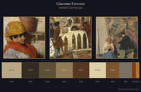 Giacomo Favretto Palette 3