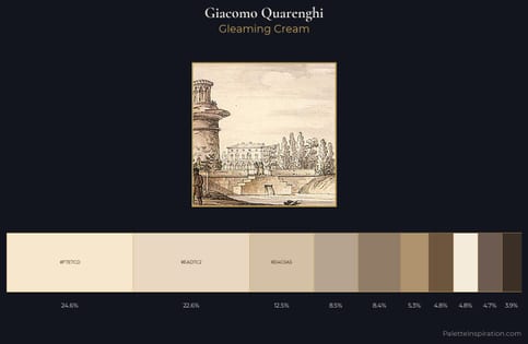 Giacomo Quarenghi Palette 2 - Gleaming Cream