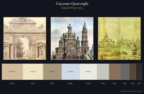 Giacomo Quarenghi Palette 3