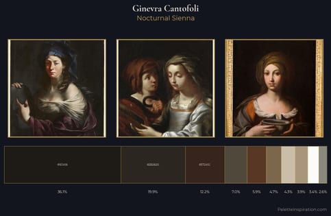 Ginevra Cantofoli Palette 1 - Nocturnal Sienna