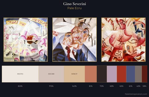 Gino Severini Palette 1 - Pale Ecru