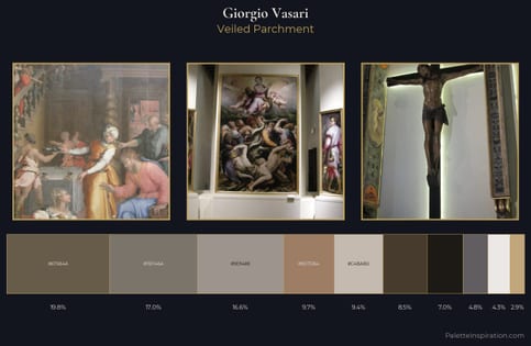 Giorgio Vasari Palette 4 - Veiled Parchment