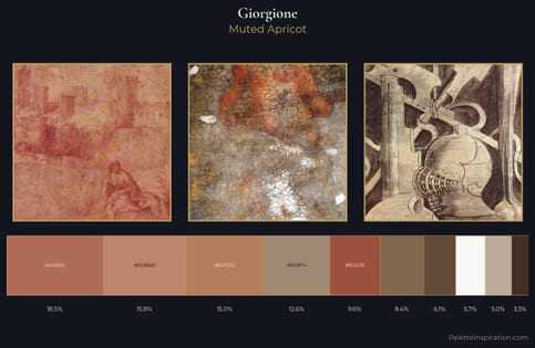 Giorgione Palette 1 - Muted Apricot