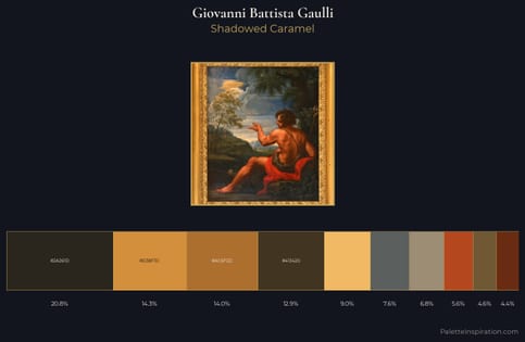 Giovanni Battista Gaulli Palette 7 - Shadowed Caramel