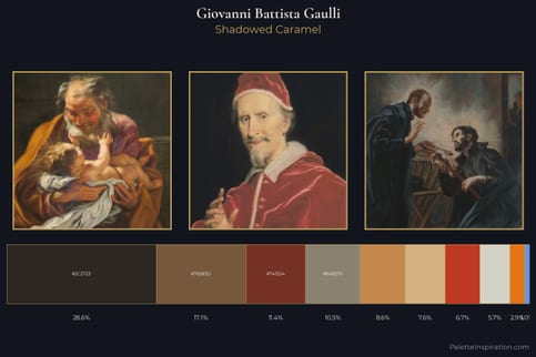 Giovanni Battista Gaulli Master Palette - Shadowed Caramel