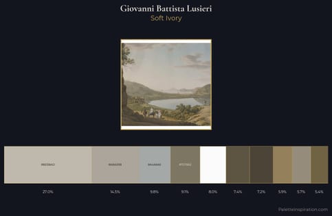 Giovanni Battista Lusieri Palette 1 - Soft Ivory