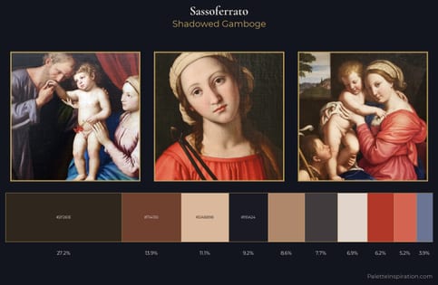 Sassoferrato Palette 4 - Shadowed Gamboge