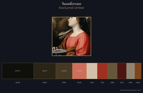 Sassoferrato Palette 6 - Nocturnal Umber