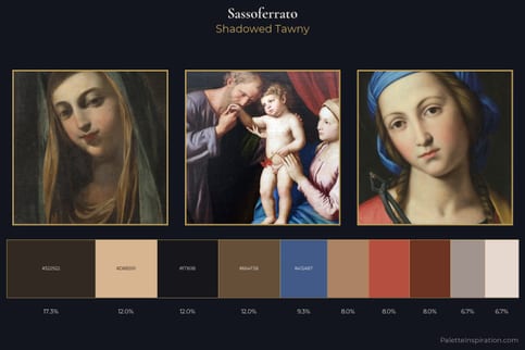 Sassoferrato Master Palette - Shadowed Tawny