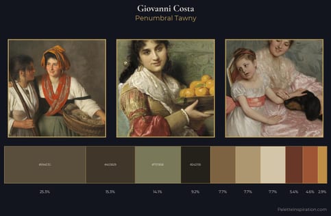 Giovanni Costa Palette 6 - Penumbral Tawny