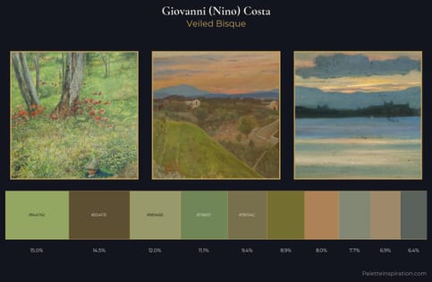 Giovanni (Nino) Costa Palette 2 - Veiled Bisque